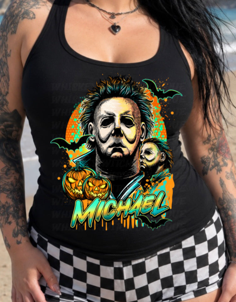 Neon Spooky summer women’s colorful tank top