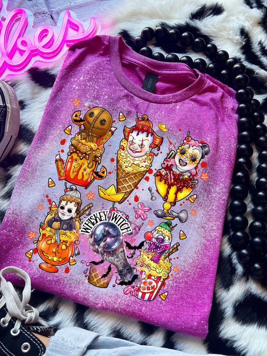 Killer Ice Cream Handmade summer bleached tee