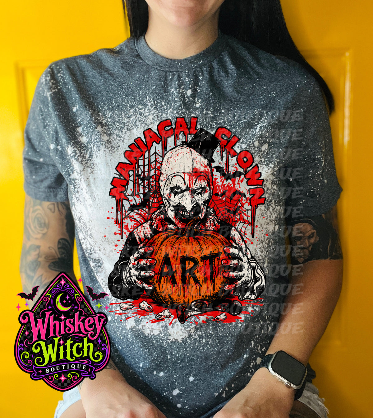 Maniacal Clown Horror Shirt – Tee or Sweatshirt