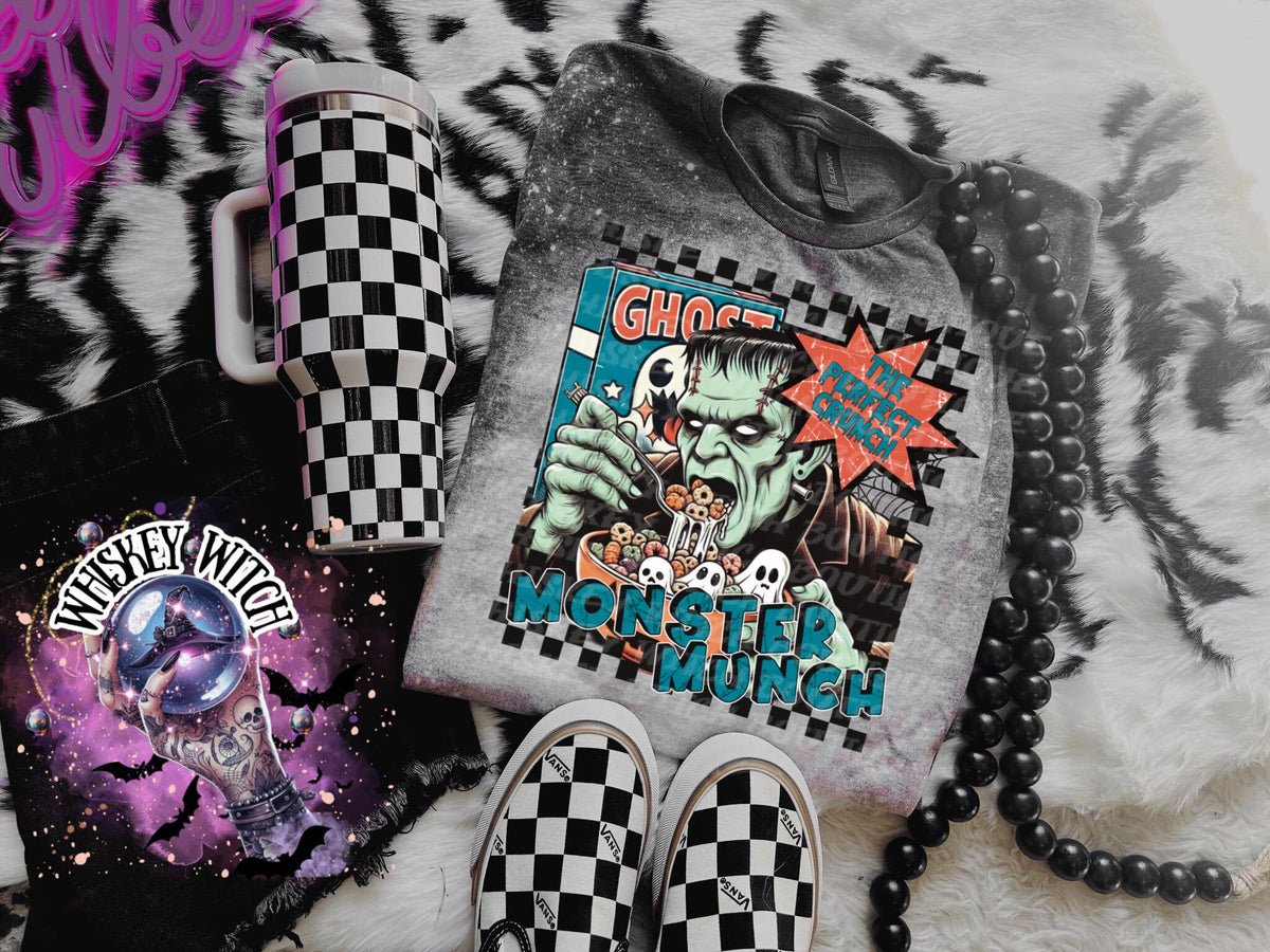 Monster Munch horror | vintage | retro | distressed | custom | funny shirt | Halloween | gift | snarky | goth | custom | mom | summer