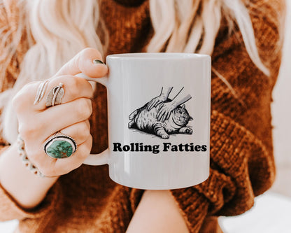 Funny Cat Coffee Mug / coffee cup/ unique gift / funny coworker gift / gift for her / best friend / funny gift / cat lady / coffee lover
