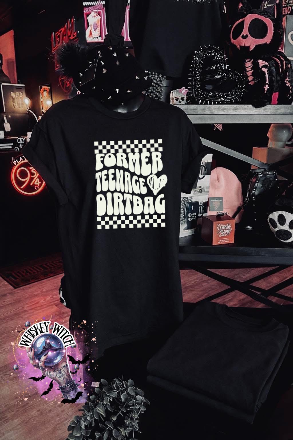 Former Teenage Dirtbag Graphic Tee, Y2K Emo Sweatshirt