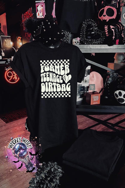 Former Teenage Dirtbag Graphic Tee, Y2K Emo Sweatshirt