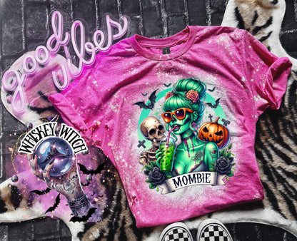 Bleached Shirt Mombie Skeleton | funny T shirt | gift | tshirt | unique gift | gift for her | snarky | sarcastic | skeleton | soft tee