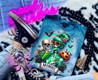 Bleached Shirt Mombie Skeleton | funny T shirt | gift | tshirt | unique gift | gift for her | snarky | sarcastic | skeleton | soft tee