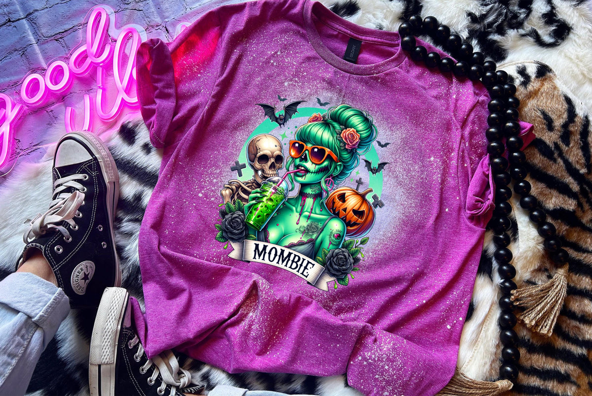 Bleached Shirt Mombie Skeleton | funny T shirt | gift | tshirt | unique gift | gift for her | snarky | sarcastic | skeleton | soft tee