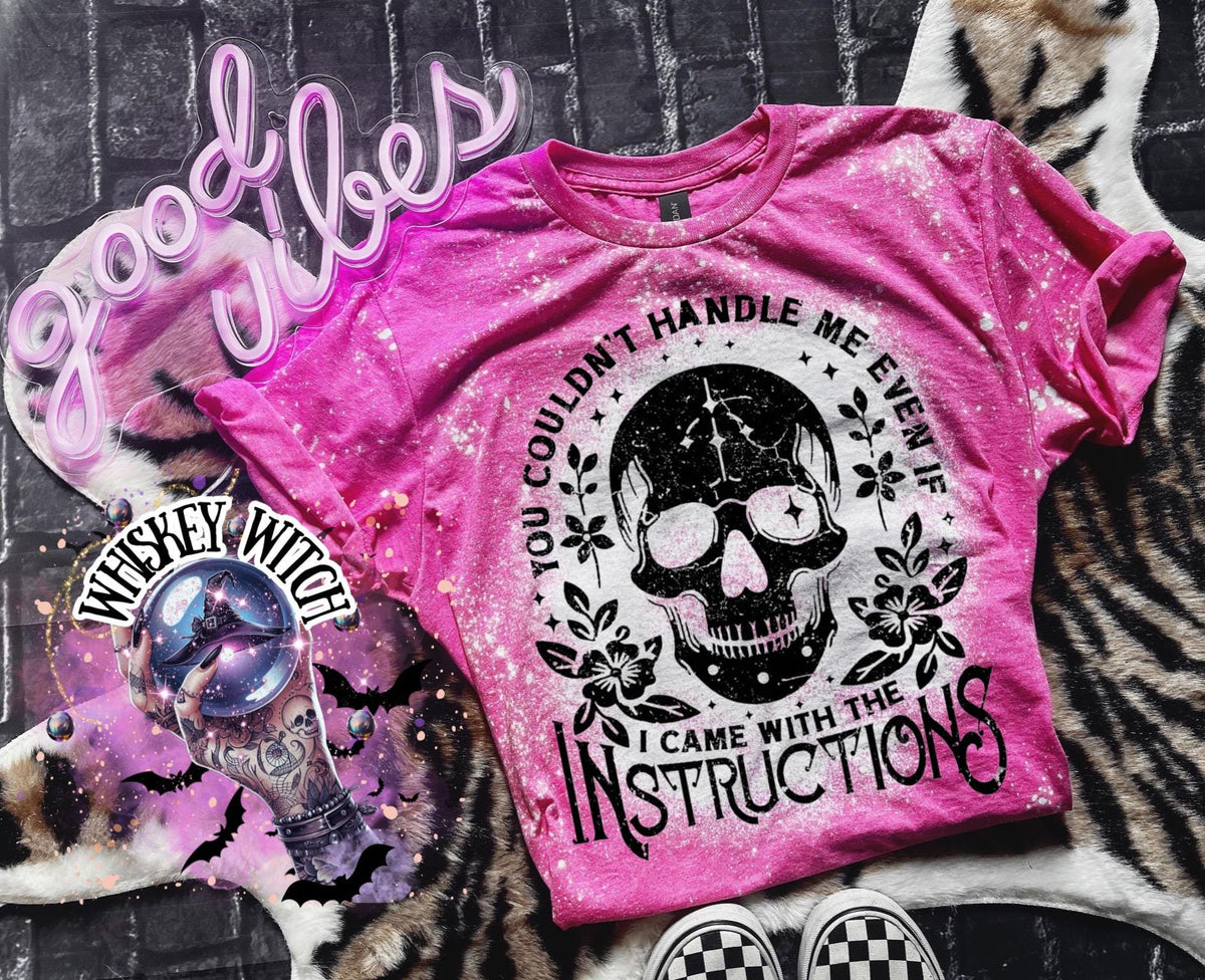 Sarcastic Skull Shirt, Witchy Goth Graphic Tee for Women, Snarky Alternative Statement T-Shirt