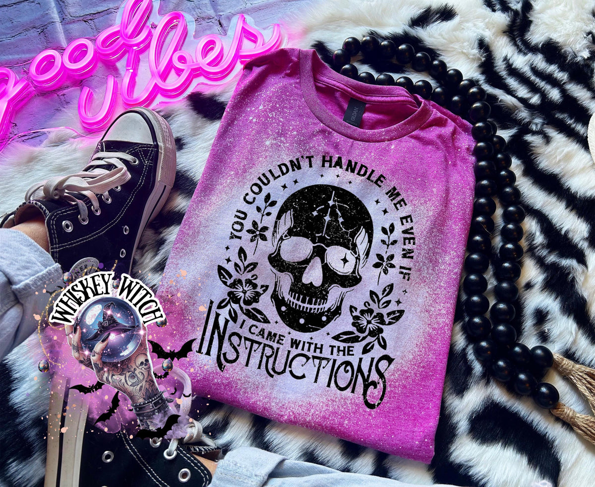 Sarcastic Skull Shirt, Witchy Goth Graphic Tee for Women, Snarky Alternative Statement T-Shirt