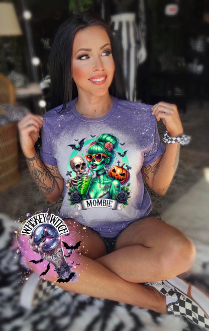 Bleached Shirt Mombie Skeleton | funny T shirt | gift | tshirt | unique gift | gift for her | snarky | sarcastic | skeleton | soft tee