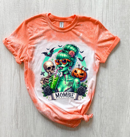Bleached Shirt Mombie Skeleton | funny T shirt | gift | tshirt | unique gift | gift for her | snarky | sarcastic | skeleton | soft tee