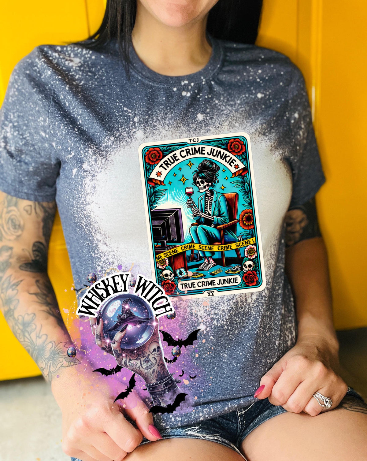True Crime Junkie funny witchy shirt | sarcastic | trending | unique | vintage | retro | distressed | custom | funny | gift best seller