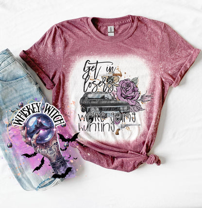 Supernatural Inspired bleached t shirt | vintage | retro | soft tee | custom | funny shirt | spooky | hunting