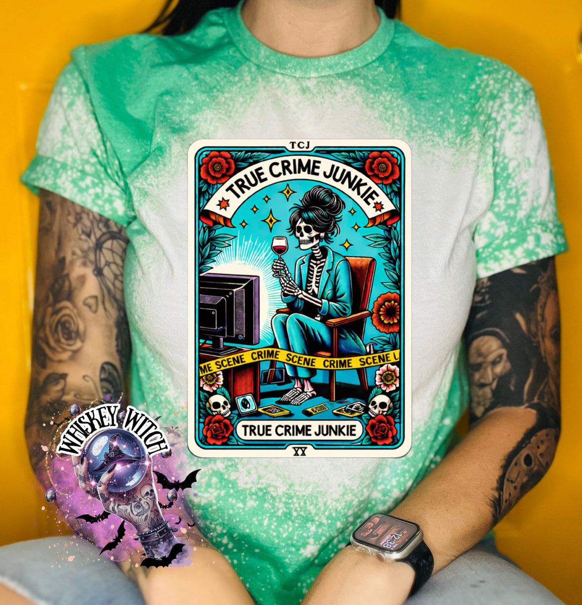 True Crime Junkie funny witchy shirt | sarcastic | trending | unique | vintage | retro | distressed | custom | funny | gift best seller
