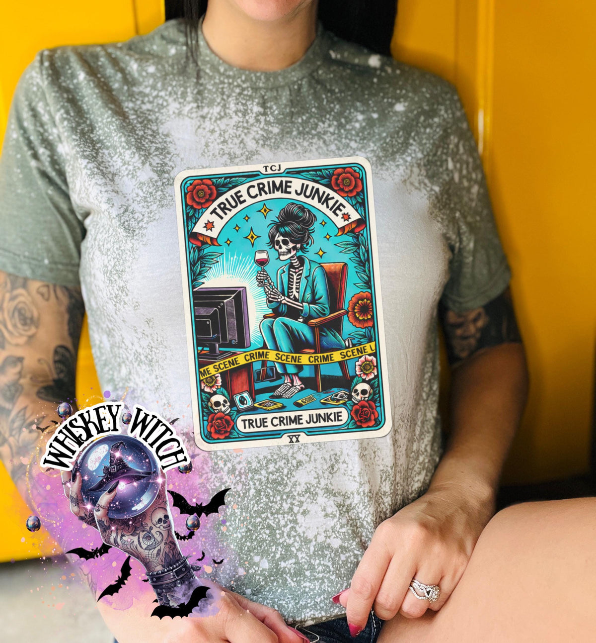 True Crime Junkie funny witchy shirt | sarcastic | trending | unique | vintage | retro | distressed | custom | funny | gift best seller