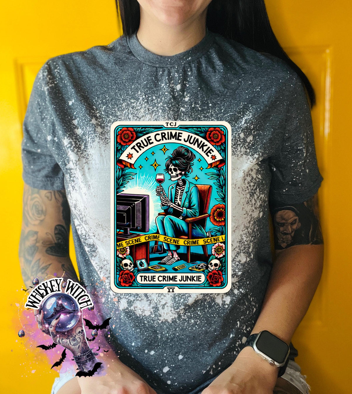 True Crime Junkie funny witchy shirt | sarcastic | trending | unique | vintage | retro | distressed | custom | funny | gift best seller