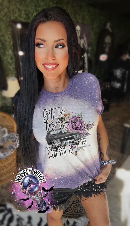 Supernatural Inspired bleached t shirt | vintage | retro | soft tee | custom | funny shirt | spooky | hunting