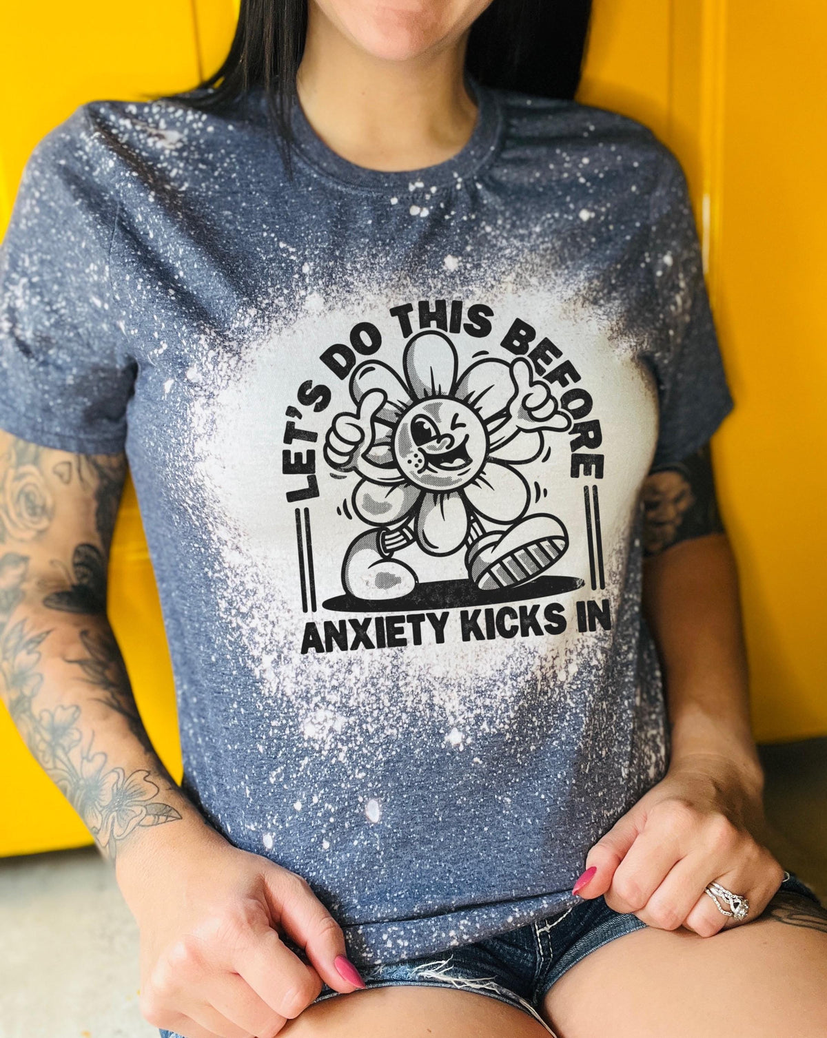 Anxiety Snarky Funny | vintage | retro | distressed | custom | funny |T shirt | gift | T shirts funny | cool T shirts | sarcastic | skull