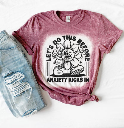Anxiety Snarky Funny | vintage | retro | distressed | custom | funny |T shirt | gift | T shirts funny | cool T shirts | sarcastic | skull