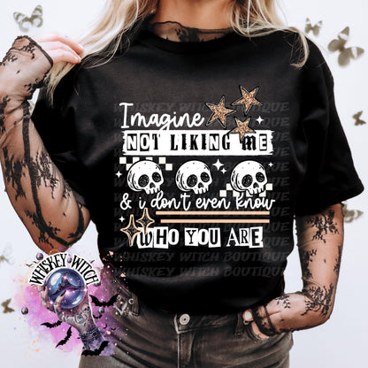 Snarky women’s quote tee gift idea with edgy aesthetic style