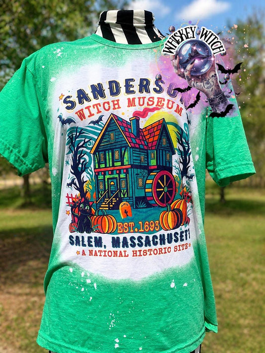 Bleached Shirt Spooky Museum | funny T shirt | gift | tshirt | gift for her | Halloween | sarcastic | soft tee | creepy | vintage