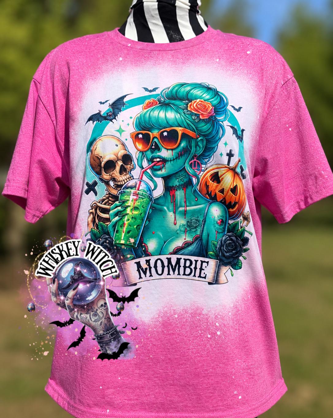 Bleached Shirt Mombie Skeleton | funny T shirt | gift | tshirt | unique gift | gift for her | snarky | sarcastic | skeleton | soft tee