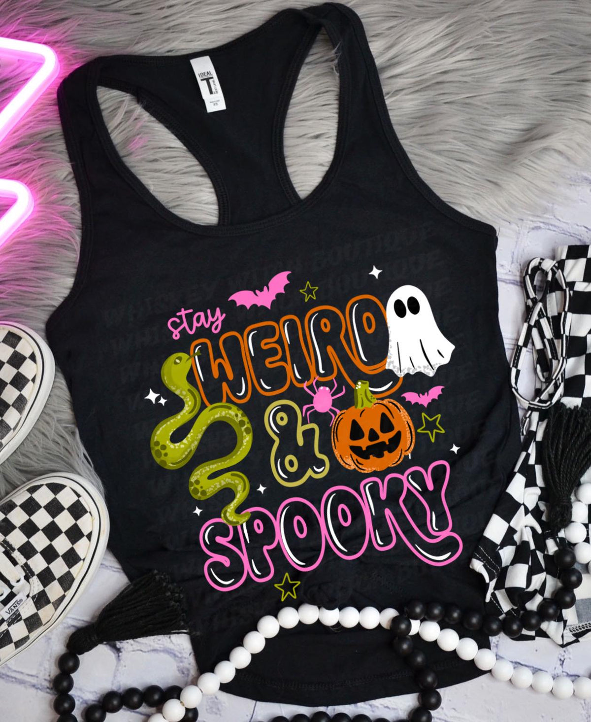 pooky graphic tee
stay weird spooky shirt
spooky tank top for women
summerween shirt for women
cute goth graphic tee
spooky summer shirt
ghost pumpkin shirt
alternative women’s shirt
cute goth tank top
handmade spooky shirt
