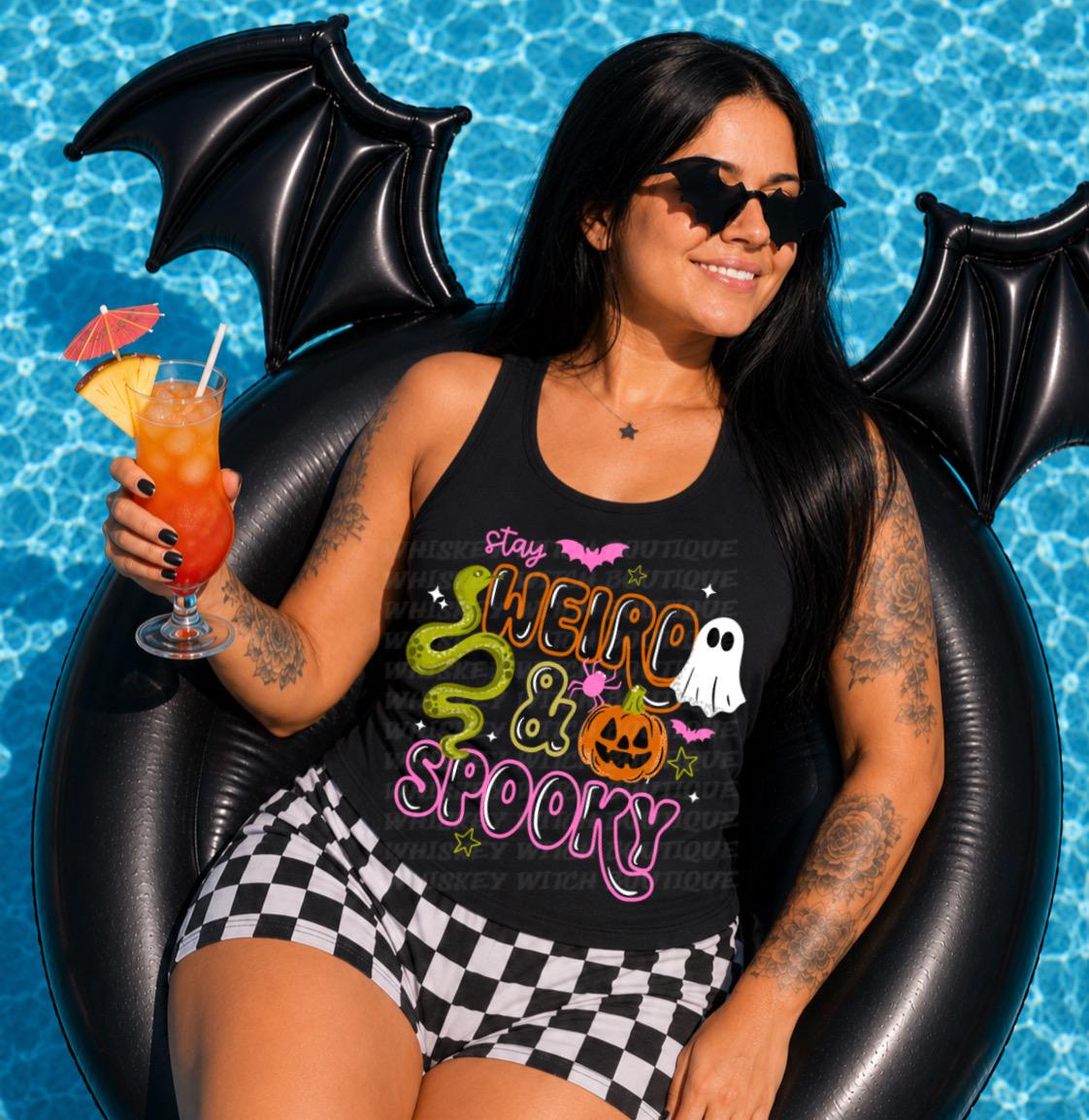 pooky graphic tee
stay weird spooky shirt
spooky tank top for women
summerween shirt for women
cute goth graphic tee
spooky summer shirt
ghost pumpkin shirt
alternative women’s shirt
cute goth tank top
handmade spooky shirt