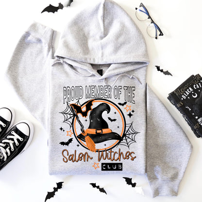 Witchy Salem Witch Shirt, Proud Member Witches Club Tee | Sweatshirt or Hoodie Halloween shirt