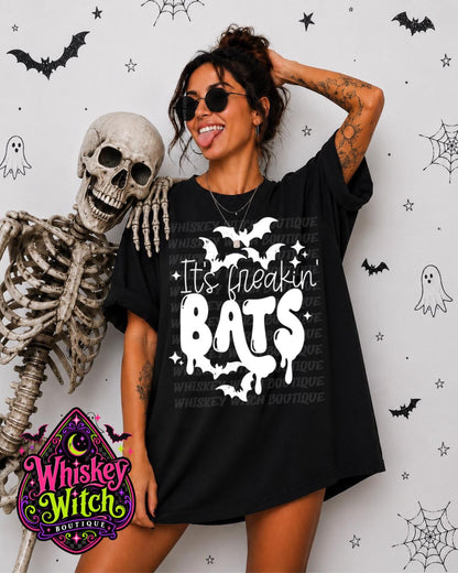 Its Freakin Bats Shirt, Hoodie or Sweatshirt | Funny Halloween Bat Graphic Tee