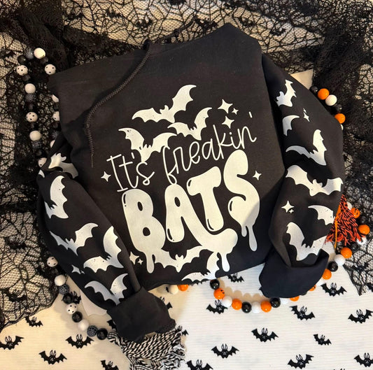Its Freakin Bats Shirt, Hoodie or Sweatshirt | Funny Halloween Bat Graphic Tee