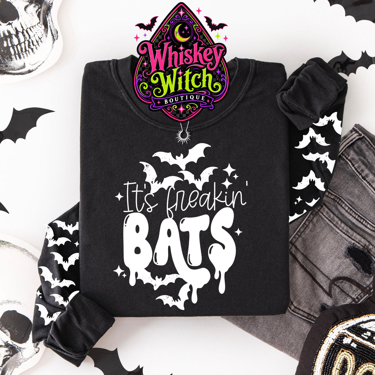 Its Freakin Bats Shirt, Hoodie or Sweatshirt | Funny Halloween Bat Graphic Tee