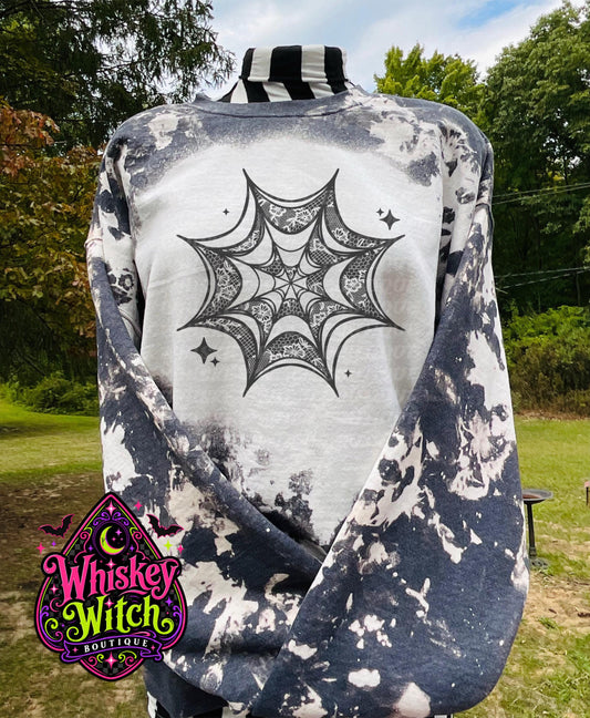 Bleached Halloween Sweatshirt, Skeleton Crewneck | The Way to My Heart Is Through a Halloween Aisle | Spooky Fall Pullover
