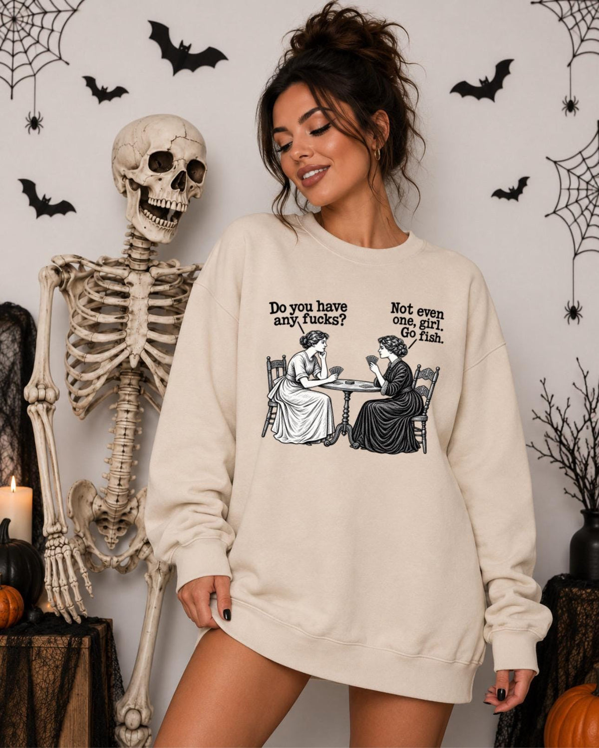 No Fucks Given Sweatshirt, Do You Have Any Fucks Funny Graphic Crewneck, Sarcastic Vintage Humor Shirt