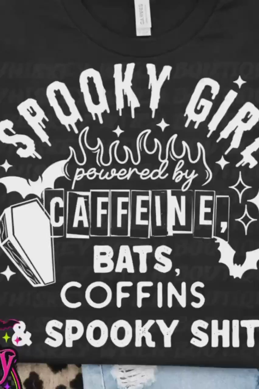 Summerween Tank Top, Spooky Ghost Shirt, Women’s Black Racerback Tank