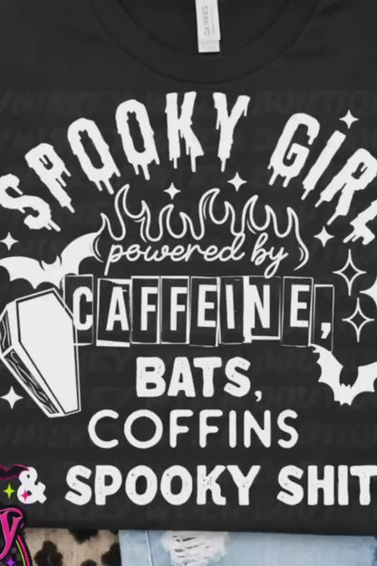Summerween Tank Top, Spooky Ghost Shirt, Women’s Black Racerback Tank